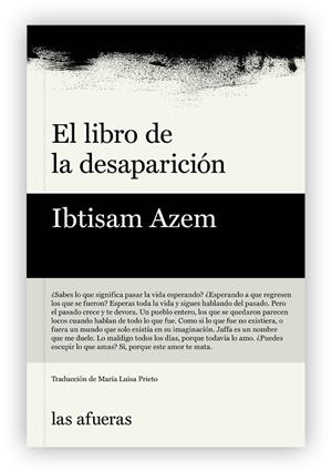 EL LIBRO DE LA DESAPARICIÓN | 9791399131123 | IBTISAM AZEM