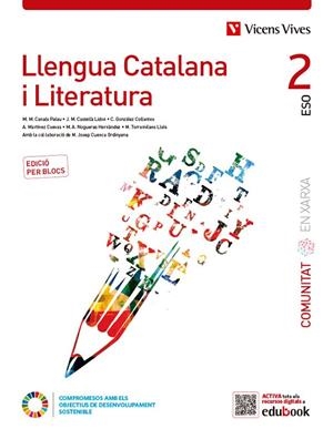 LLENGUA CATALANA I LITERATURA 2 CATALUNYA. (COMUNITAT EN XARXA). EDICIÓ PER BLOC | 9788468294438 | CANALS PALAU, MARIA MERCE/CASTELLA LIDON, JOSEP Mª/GONZALEZ COLLANTES, CARLA/MARTINEZ CUEVAS, ARACEL