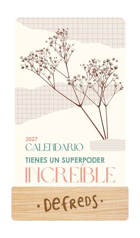 CALENDARIO MESA DE TARJETAS 2027 - DEFREDS | 9788419434463 | DEFREDS