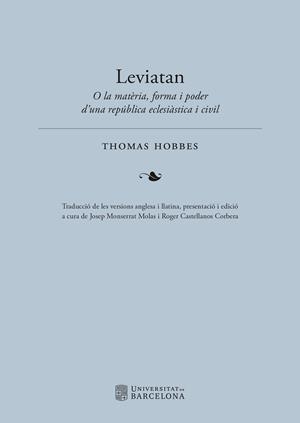 LEVIATAN | 9788491689959 | THOMAS, HOBBES
